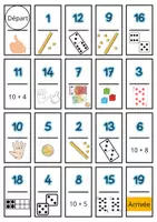 Aperçu - Apprentissages en autonomie - Dominos des nombres (échantillon gratuit) - Page de couverture