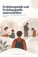 Vorschau - Stundenentwürfe - Erziehungsziele und Erziehungsstile unterscheiden – Stunde | Pädagogik Q1/Q2 - Deckblatt