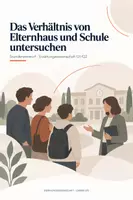 Vorschau - Stundenentwürfe - Elternhaus und Schule als Partner analysieren – Stunde | Pädagogik Q1/Q2 - Deckblatt