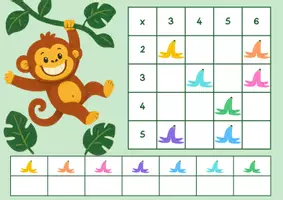 Aperçu - Apprentissages en autonomie - Echantillon gratuit - Bananamaths : Le défi de la jungle - Page 1