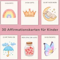 Vorschau - Bildkarten - Affirmationskarten | Selbstvertrauen fördern | Positive Glaubenssätze - Deckblatt