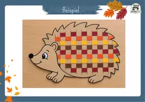 Vorschau - Mal- und Bastelvorlagen - Herbst Kunst Grundschule, Weben mit verschiedenen Herbstmotiven | Klasse 1, Klasse 2, Klasse 3, Klasse 4 - Seite 2