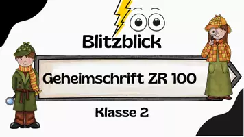 Vorschau - Präsentationen/Tafelbilder - Blitzblick Geheimschrift ZR 100 Klasse 2 - Seite 2
