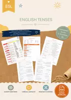 Vorschau - Arbeitsblätter - Lernpaket zu allen englischen Zeiten für die 8. Schulstufe - Deckblatt