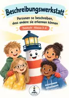 Vorschau - Arbeitsblätter - Beschreibungswerkstatt – Personen beschreiben Klasse 3–4 | Deutsch mit Lösung - Deckblatt