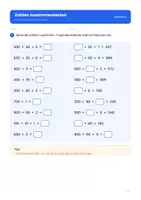 Vorschau - Arbeitsblätter - Zahlenraum bis 1000: Zahlen lesen, schreiben, ordnen und vergleichen für die 3. Klasse (Tausenderraum) - Seite 1