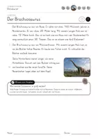 Vorschau - Arbeitsblätter - Leseverstehen Dinosaurier – differenzierte Sachtexte (3/4) - Seite 3