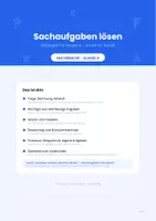 Vorschau - Arbeitsblätter - Sachaufgaben lösen: Strategien – Schritt für Schritt für die 4. Klasse (Textaufgaben, Rechengeschichten) - Deckblatt