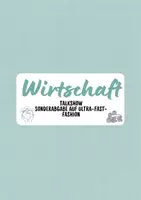 Vorschau - Arbeitsblätter - Sonderabgabe auf Ultra-Fast-Fashion - Talkshow (Wirtschaft) - Deckblatt