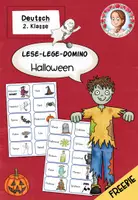Vorschau - Fördermaterial/Inklusion - Lese-Lege-Domino Halloween | Lesen Klasse 1-2 FREEBIE - Deckblatt
