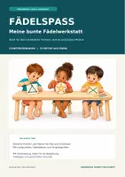 Vorschau - Stundenentwürfe - Fädelspaß – 30 Fädelvorlagen & Fadenbilder | Feinmotorik für Kita, Vorschule & Klasse 1 - Deckblatt