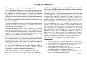Vorschau - Arbeitsblätter - Arbeitsblatt + Quelle: Das Potsdamer Abkommen - Seite 1