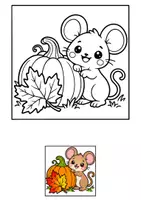 Vorschau - Mal- und Bastelvorlagen - 40 Ausmalbilder zum Thema Halloween/Herbst - Seite 3