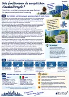 Vorschau - Arbeitsblätter - Geldpolitik: Fiskalpolitik, Staatsschulden, Haushaltsregeln (Inhaltsfeld 5: Europäische Union) - Seite 1
