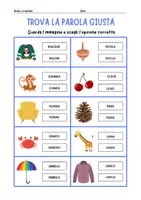 anteprima - Esercizi - Trova la parola giusta! - Pagina di copertina