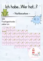 Vorschau - Spiele - 999 Froschgeschwister ziehen um - Rechenspiel Nachbarzehner ZR 1000 - Deckblatt