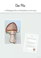 Vorschau - Arbeitsblätter - Der Pilz (Einführung und Vorwissen) - Deckblatt