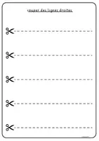 Aperçu - Feuilles d'exercices - Permis ciseaux et exercices de découpage - Page 2