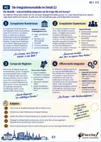 Vorschau - Arbeitsblätter - Integrationsmodelle - Zukunft der EU (Inhaltsfeld 5: Europäische Union) - Seite 1