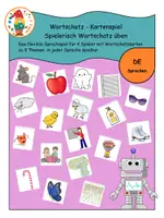 Vorschau - Spiele - Jahrespaket Sprachspiele: Wortschatz, Silben und Anlaut für jede Sprache - Seite 1
