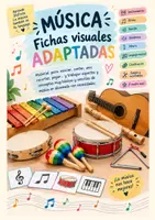 Vista previa - Hojas de trabajo - FICHAS DE MÚSICA ADAPTADAS Y VISUALES - Portada