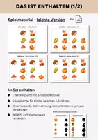 Vorschau - Arbeitsblätter - Herbst Was fehlt Wahrnehmungsspiel für Kita & Vorschule | Konzentrationsspiel 4–7 Jahre | visuelle Wahrnehmung Klasse 1 - Seite 2