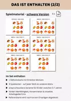 Vorschau - Arbeitsblätter - Herbst Was fehlt Wahrnehmungsspiel für Kita & Vorschule | Konzentrationsspiel 4–7 Jahre | visuelle Wahrnehmung Klasse 1 - Seite 3