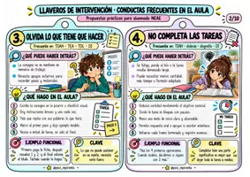 Vista previa - Refuerzo / NEE / Materiales de apoyo - LLAVERO ACNEAE: INTERVENCIONES - página 1