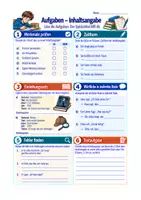 Vorschau - Arbeitsblätter - Deutsch Inhaltsangabe Sek I Klasse 8 – Aufbau Präsens Einleitungssatz - Seite 1