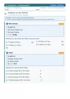 Vorschau - Arbeitsblätter - Prüfungsvorbereitung Fachrechnen Berufsschule 3. Ausbildungsjahr Abschlussprüfung - Seite 3