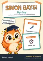 Vorschau - Spiele - Simon says: My day – Bewegungsspiel zum Tagesablauf, angelehnt an Access 1 - Deckblatt