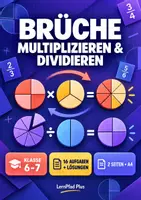 Vorschau - Arbeitsblätter - Brüche multiplizieren und dividieren - Deckblatt