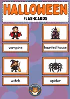 Vorschau - Spiele - Halloween: Flashcards (Wort- und Bildkarten) - Deckblatt