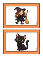 Vorschau - Spiele - Halloween: Flashcards (Wort- und Bildkarten) - Seite 2