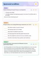 Vorschau - Arbeitsblätter - Erzählung planen | Schreibplan & Ideensammlung | Aufsatz Klasse 5/6 | mit Lösungen - Seite 1