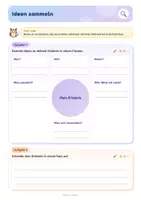 Vorschau - Arbeitsblätter - Erzählung planen | Schreibplan & Ideensammlung | Aufsatz Klasse 5/6 | mit Lösungen - Seite 2