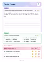 Vorschau - Arbeitsblätter - Großschreibung üben | Signalwörter & Nomen-Endungen | Rechtschreibung Klasse 5/6 | mit Lösungen - Seite 2