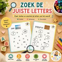 Voorbeeld - Letterzoektocht - Voorblad