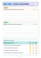 Vorschau - Arbeitsblätter - Texte überarbeiten mit der Textlupe | Schreibkonferenz & Feedback | Deutsch Klasse 5/6 | mit Lösungen - Seite 2