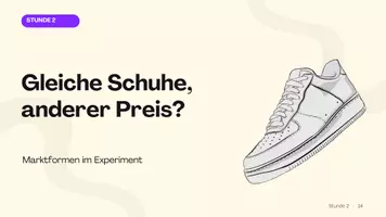 Vorschau - Stundenentwürfe - Marktformen und die Preisbildung (Marktexperiment) - Seite 1