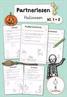 Vorschau - Arbeitsblätter - Lesen und Malen Halloween - Seite 1