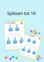 Voorbeeld - Splitsen tot 10 met het splitshuis/splitsmachine - Pagina 2