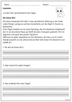 Vorschau - Arbeitsblätter - Lesetexte für die Freiarbeit - mit Fragen zum Leseverständnis - Seite 3