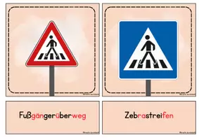 Vorschau - Arbeitsblätter - Materialpaket: Verkehrsschilder - Seite 3