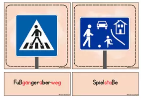 Vorschau - Poster - Verkehrserziehung / Verkehrsschilder / Wortspeicher / Karten - Seite 3