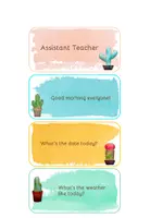 Vorschau - Aufgabenkarten - Assistant Teacher / 5-Minute-Teacher - Cards - Seite 1
