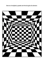 Vista previa - Manualidades / Dibujos para colorear - Proyecto de arte de carnaval: payasos Op-Art - página 1