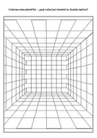 Vista previa - Manualidades / Dibujos para colorear - Proyecto de arte de carnaval: payasos Op-Art - página 2