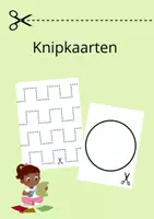 Voorbeeld - Knipkaarten - knippen met een schaar - Pagina 2