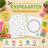 Voorbeeld - Knipkaarten - knippen met een schaar - Voorblad